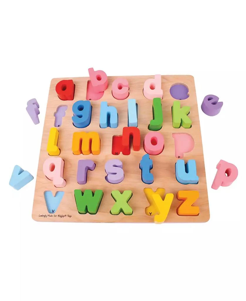商品Bigjigs Toys|Chunky Alphabet Lowercase Puzzle, 26 Pieces,价格¥249,第4张图片详细描述