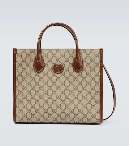 商品Gucci|GG Canvas small tote bag,价格¥14086,第1张图片