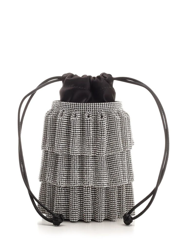 商品Alexander Wang|Alexander Wang Embellished Drawstring Bucket Bag,价格¥4551,第1张图片