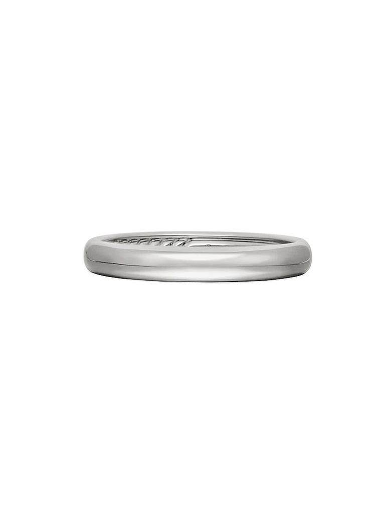 商品David Yurman|DY Classic Band Ring in 18K White Gold, 3.5MM,价格¥12909,第1张图片