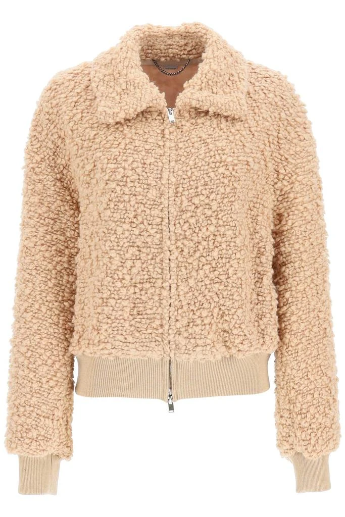 商品Stella McCartney|Stella McCartney Boucle Wool Bomber Jacket,价格¥9986,第1张图片