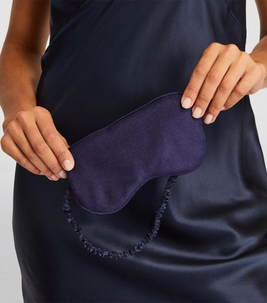 商品OLIVIA VON HALLE|Cashmere Eye Mask,价格¥3148,第2张图片详细描述