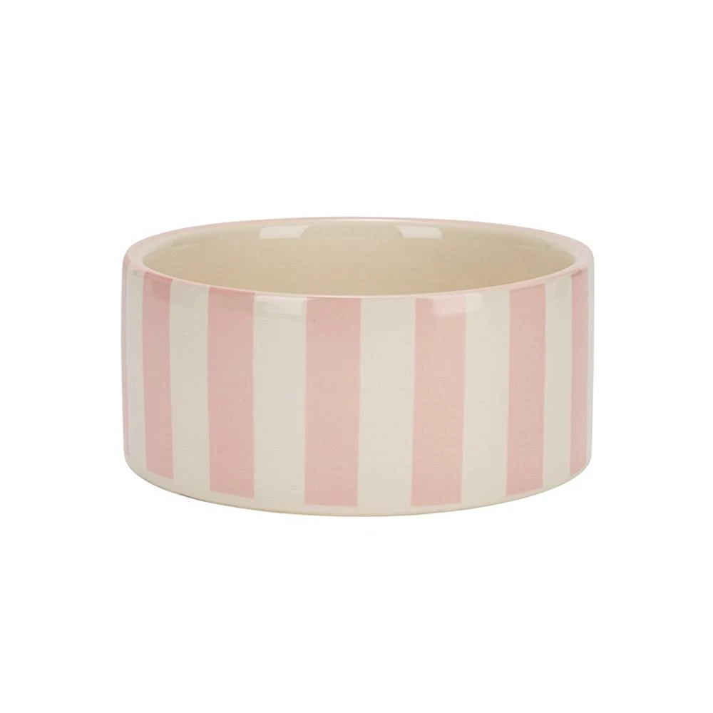 商品Juicy Couture|2-Piece 16 oz Ceramic Bowl Set, Rose Stripe,价格¥188,第2张图片详细描述