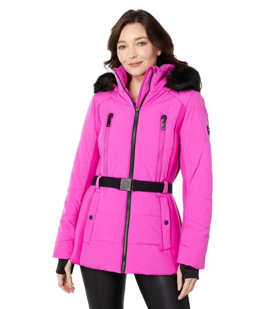 商品Michael Kors|Belted Active Short Puffer Jacket A422095Q,价格¥943-¥1324,第1张图片