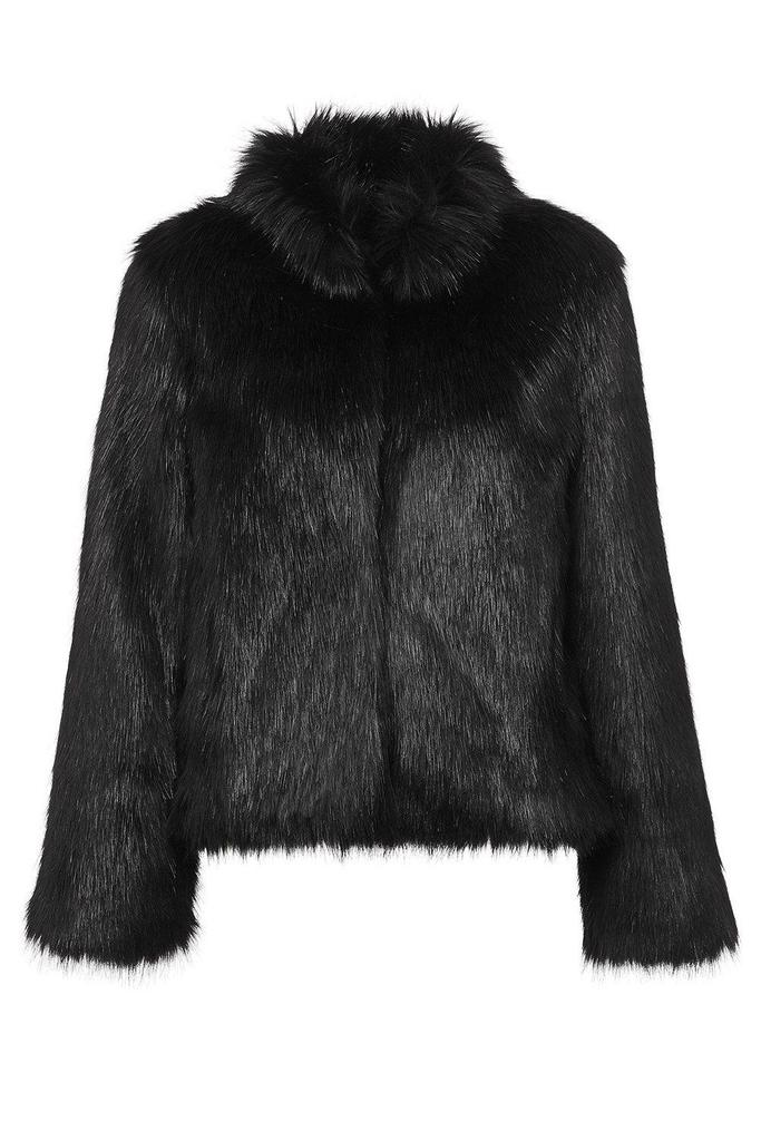 Unreal Fur Fur Delish Jacket in Black商品第1张图片规格展示