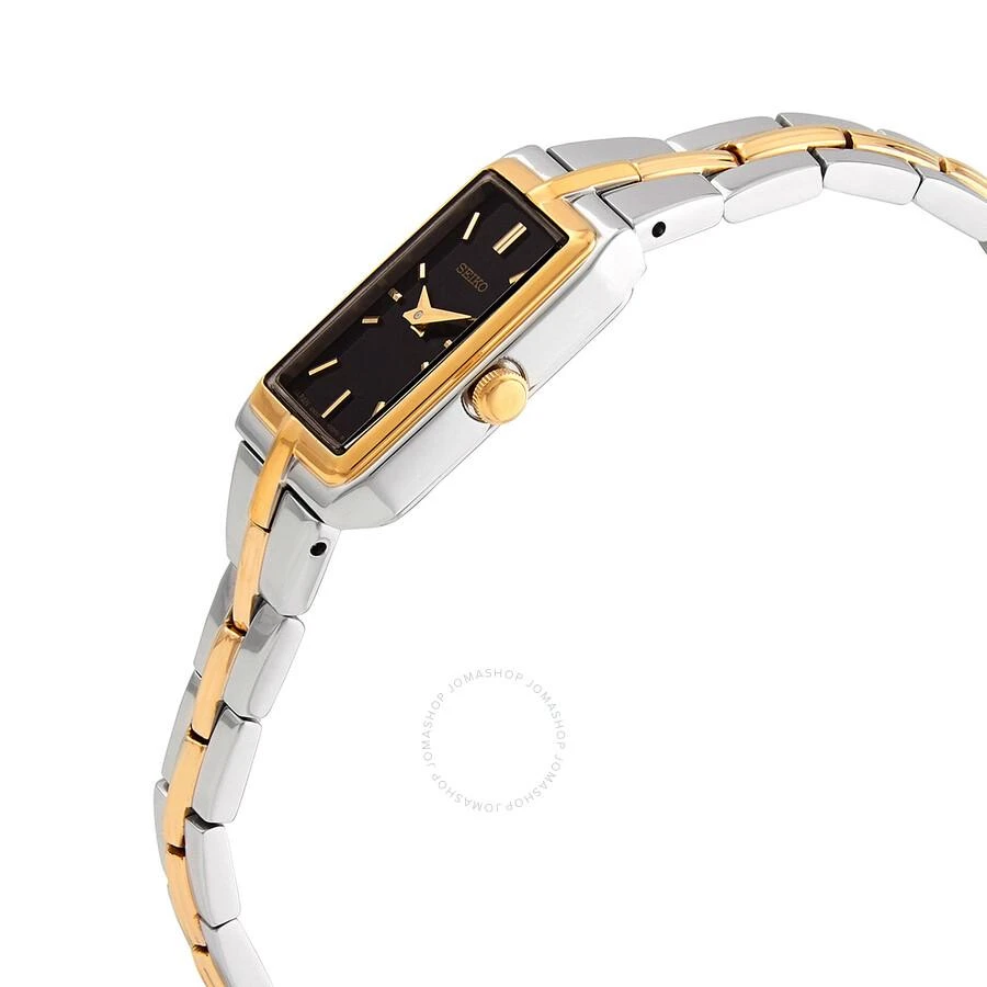 商品Seiko|Quartz Black Dial Two-tone Ladies Watch SWR046,价格¥1155,第2张图片详细描述