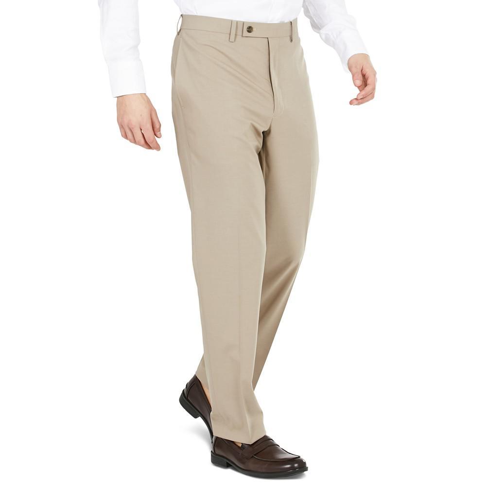商品Ralph Lauren|Men's Classic-Fit Ultraflex Machine Washable Dress Pants,价格¥699,第5张图片详细描述