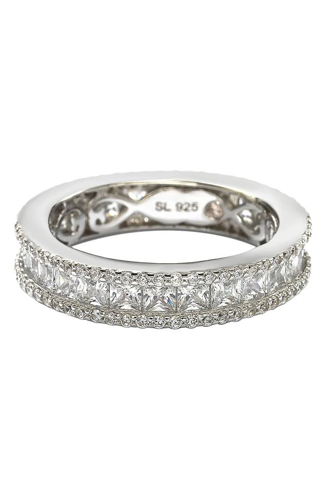 商品Suzy Levian|Square Cut CZ Eternity Band Ring,价格¥1013,第1张图片