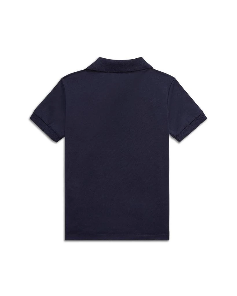 商品Ralph Lauren|Boys' Stretch Lisle Solid Polo Shirt - Little Kid, Big Kid,价格¥371,第2张图片详细描述