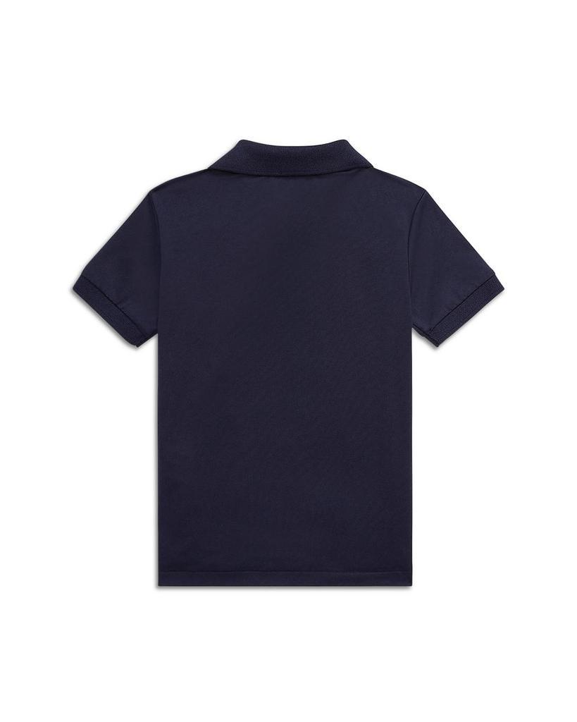 商品Ralph Lauren|Boys' Stretch Lisle Solid Polo Shirt - Little Kid, Big Kid,价格¥331,第4张图片详细描述