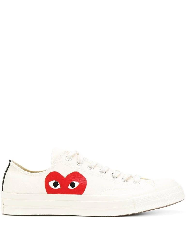 商品Comme des Garcons|COMME DES GARCONS PLAY X CONVERSE CHUCK TAYLOR LOW TOP SNEAKERS,价格¥663,第5张图片详细描述