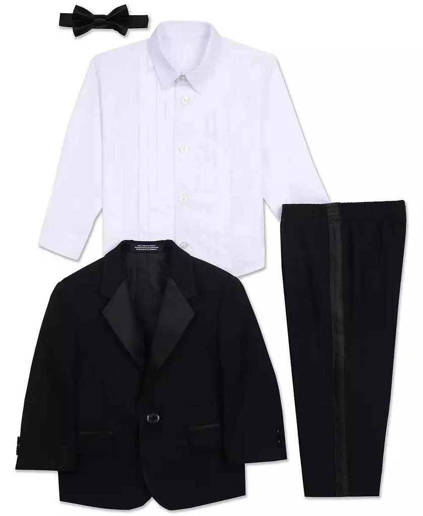 商品Nautica|Baby Boys Tuxedo Suit, Shirt and Bowtie, 4 Piece Set,价格¥300,第3张图片详细描述