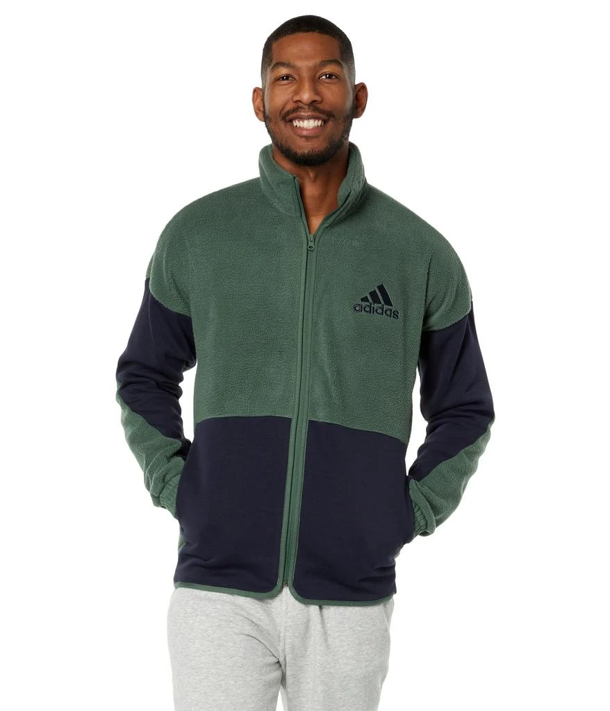 商品Adidas|Color-Block Sherpafleece Track Jacket,价格¥412,第1张图片