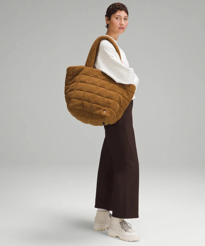 商品Lululemon|Quilted Grid Tote Bag 26L *Fleece,价格¥1045,第2张图片详细描述