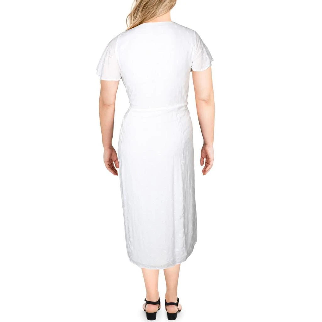 商品Vince Camuto|Vince Camuto Womens Plus V Neck Tie Front Wrap Dress,价格¥107,第2张图片详细描述