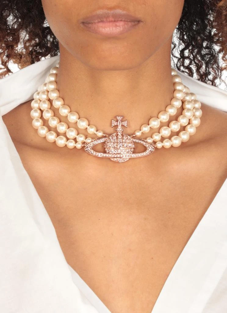 商品Vivienne Westwood|Pink Orb Necklace,价格¥3565,第2张图片详细描述