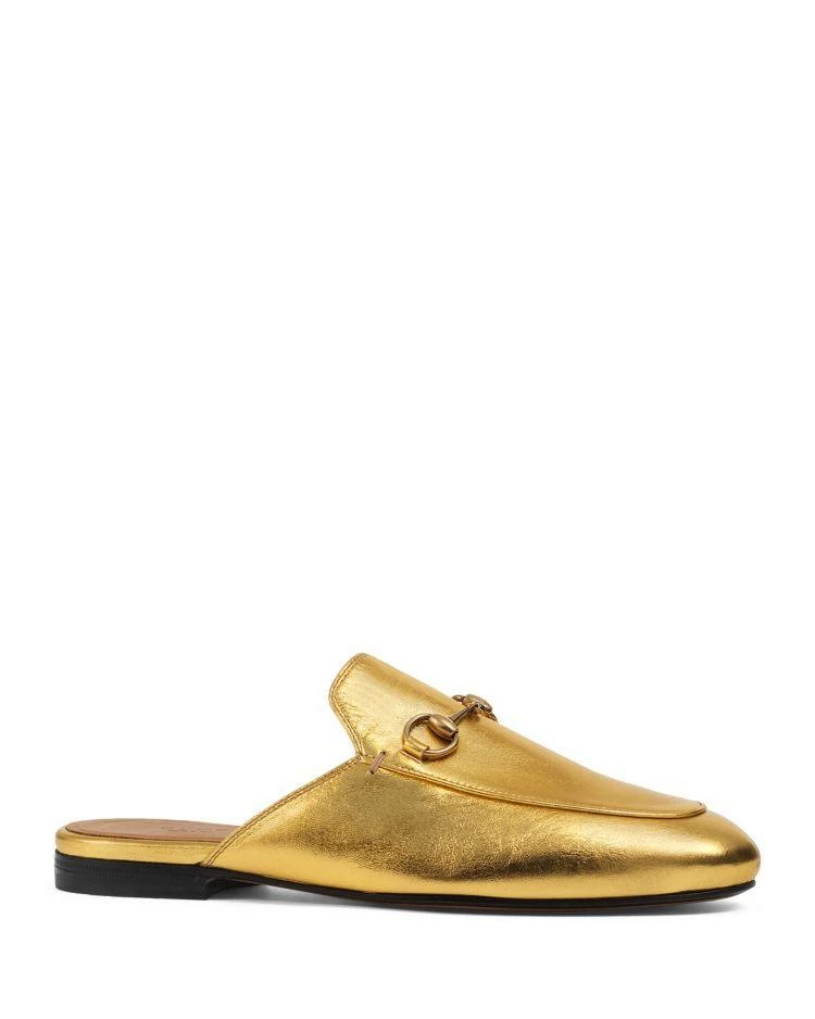 商品Gucci|Women's Princetown Metallic Mules,价格¥4859,第1张图片