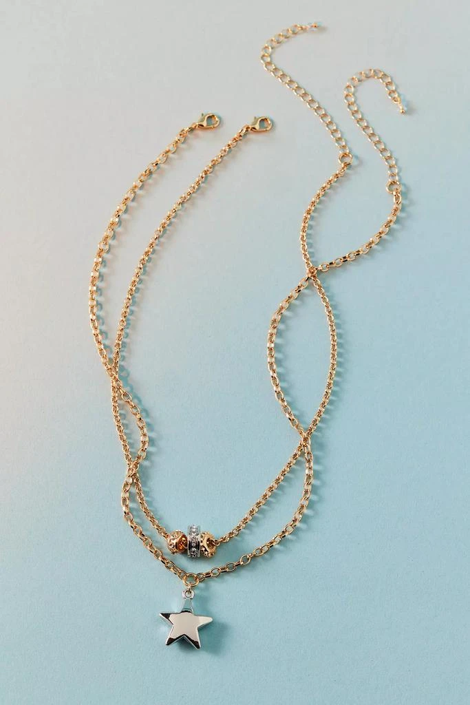 商品Urban Outfitters|Bristol Pendant Layering Necklace Set,价格¥150,第2张图片详细描述