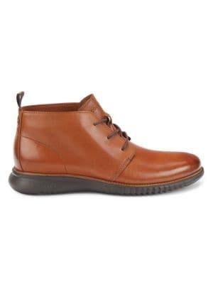 2.Zerogrand Leather Chukka Boots商品第1张图片规格展示