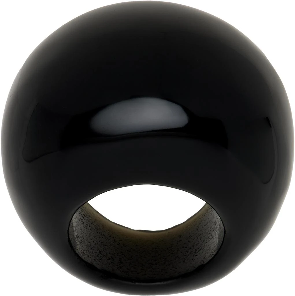 商品Sophie Buhai|Black Onyx Donut Ring,价格¥5446,第1张图片详细描述