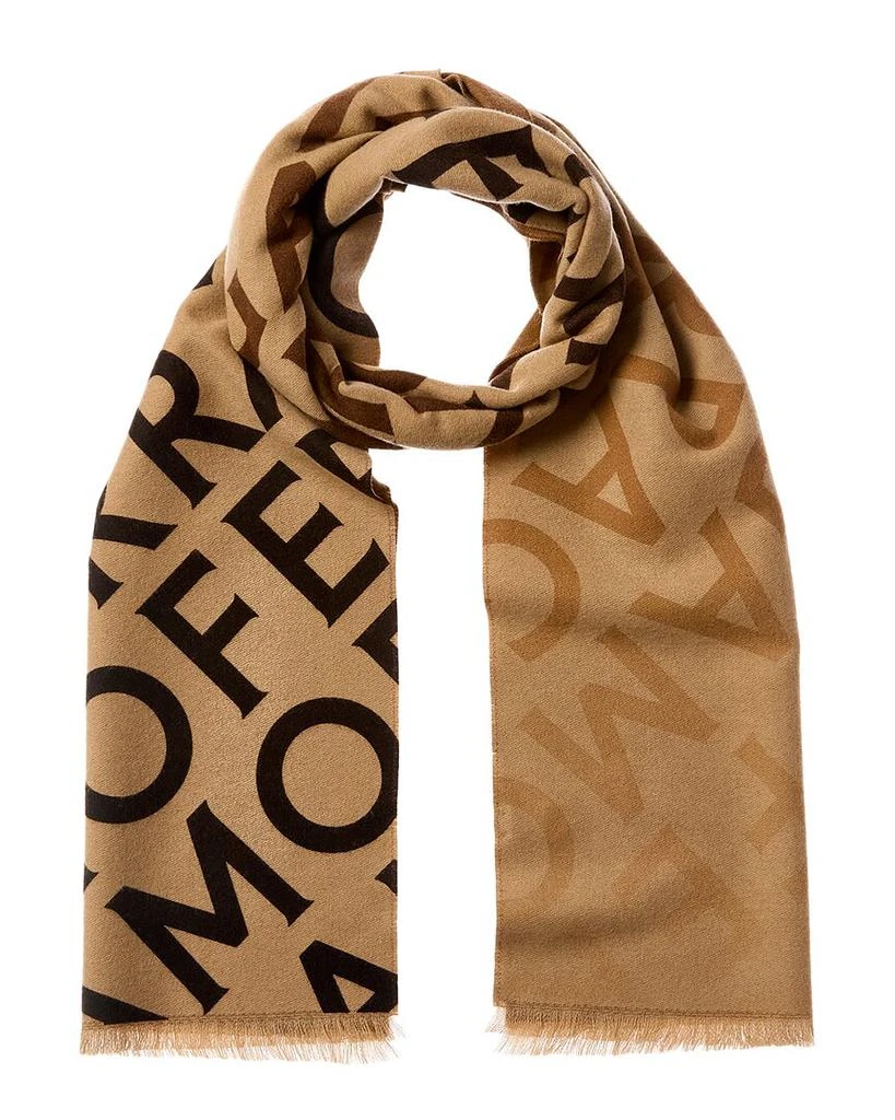 商品Salvatore Ferragamo|Ferragamo Logo Wool & Cashmere-Blend Scarf,价格¥2461,第1张图片