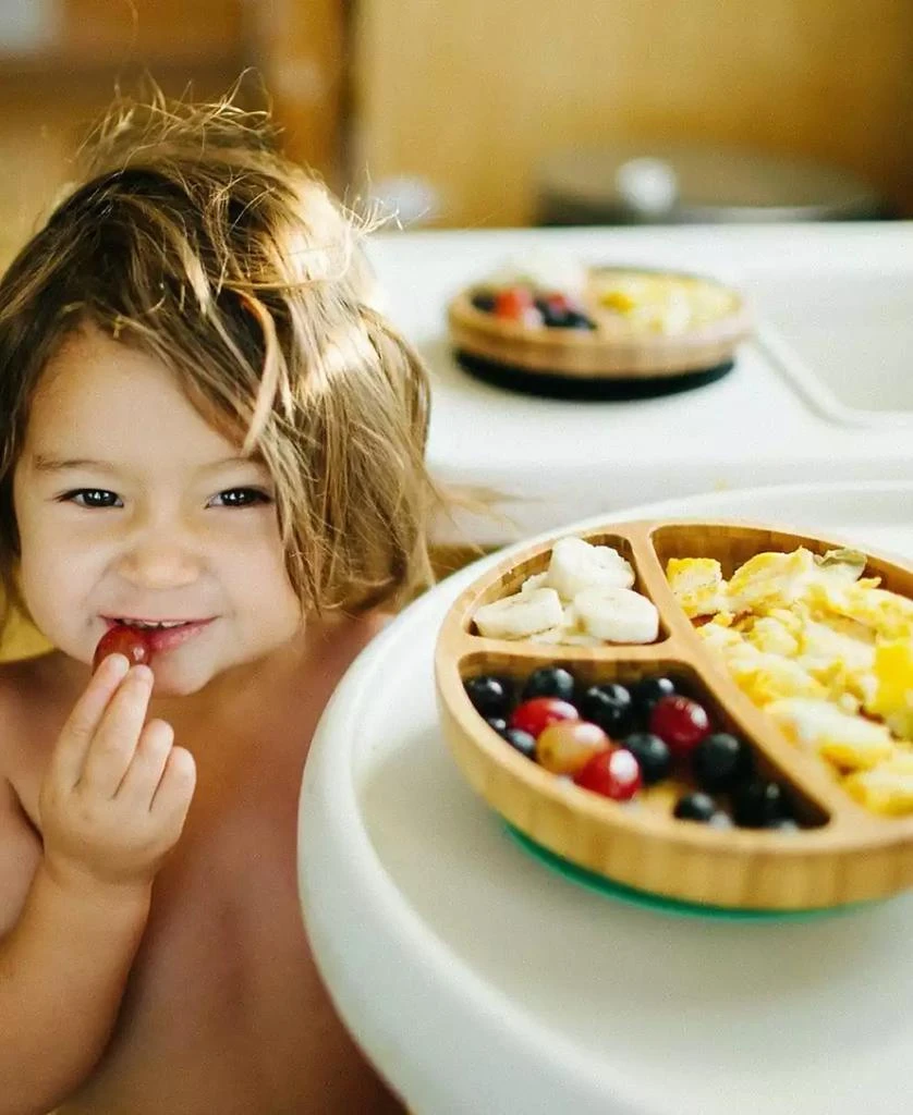 商品Avanchy|Toddler Boys and Girls Bamboo Plate and Spoon Set,价格¥202,第4张图片详细描述