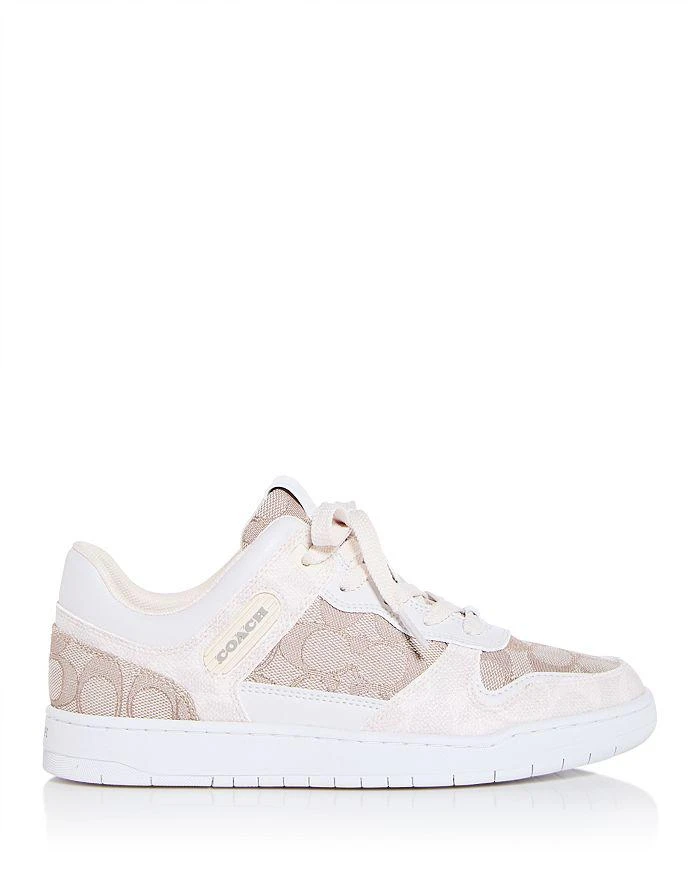 商品Coach|Women's C201 Multi Signature Low Top Sneakers,价格¥1468,第2张图片详细描述