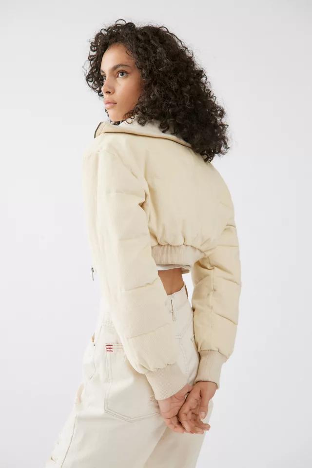 商品Urban Outfitters|UO Lily Corduroy Cropped Puffer Jacket,价格¥405,第6张图片详细描述