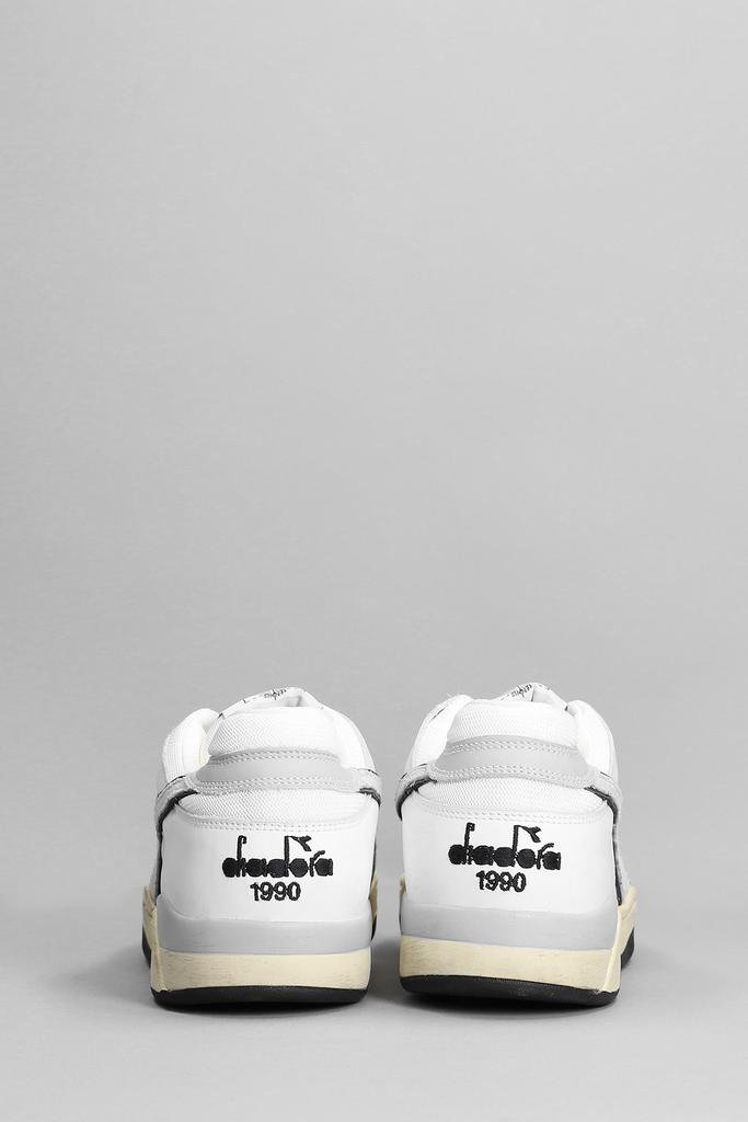 Diadora Boris B.560 Italia Sneakers In White Leather商品第4张图片规格展示