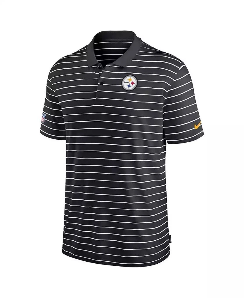 商品NIKE|Men's Black Pittsburgh Steelers Sideline Lock Up Victory Performance Polo Shirt,价格¥397,第3张图片详细描述