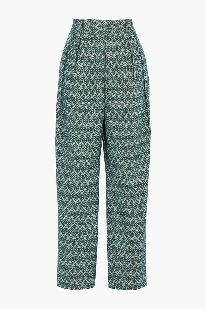 商品Acne Studios|Cotton-blend jacquard straight-leg pants,价格¥1593,第1张图片