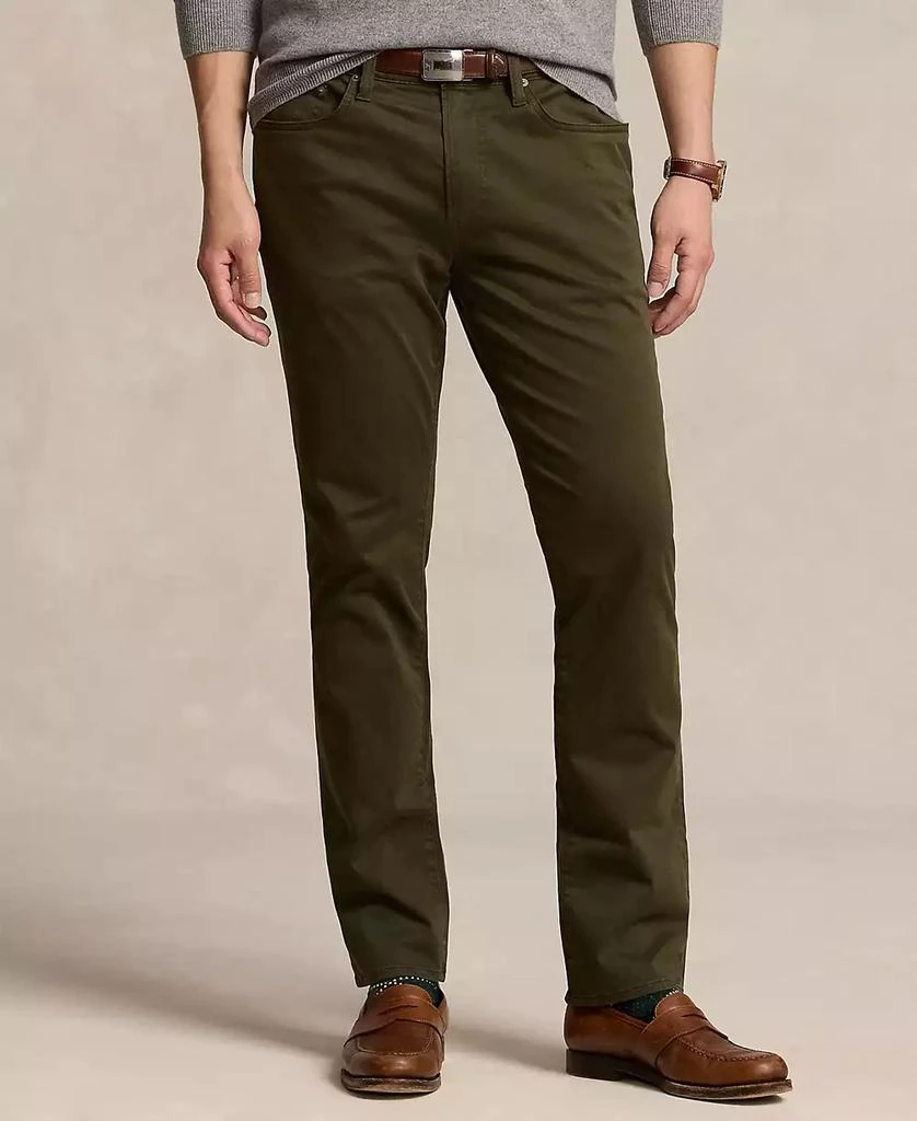 商品Ralph Lauren|Men's Varick Slim Straight Stretch Sateen Pants,价格¥464,第4张图片详细描述