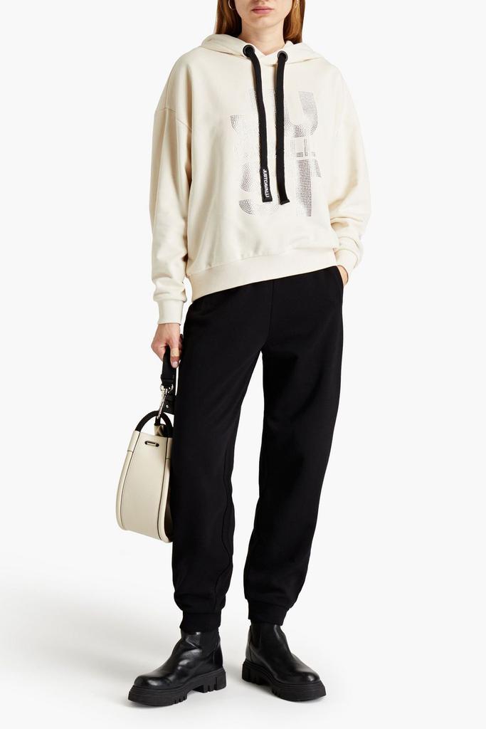 商品Just Cavalli|Crystal-embellished French cotton-terry hoodie,价格¥1185,第2张图片详细描述
