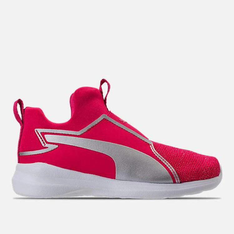 商品Puma|Girls' Preschool Puma Rebel Mid Jr Training Shoes,价格¥186,第3张图片详细描述