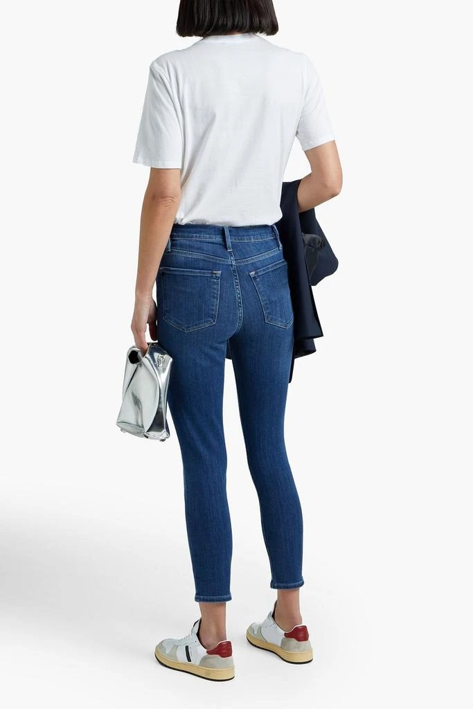 商品FRAME|Ali cropped high-rise skinny jeans,价格¥547,第3张图片详细描述