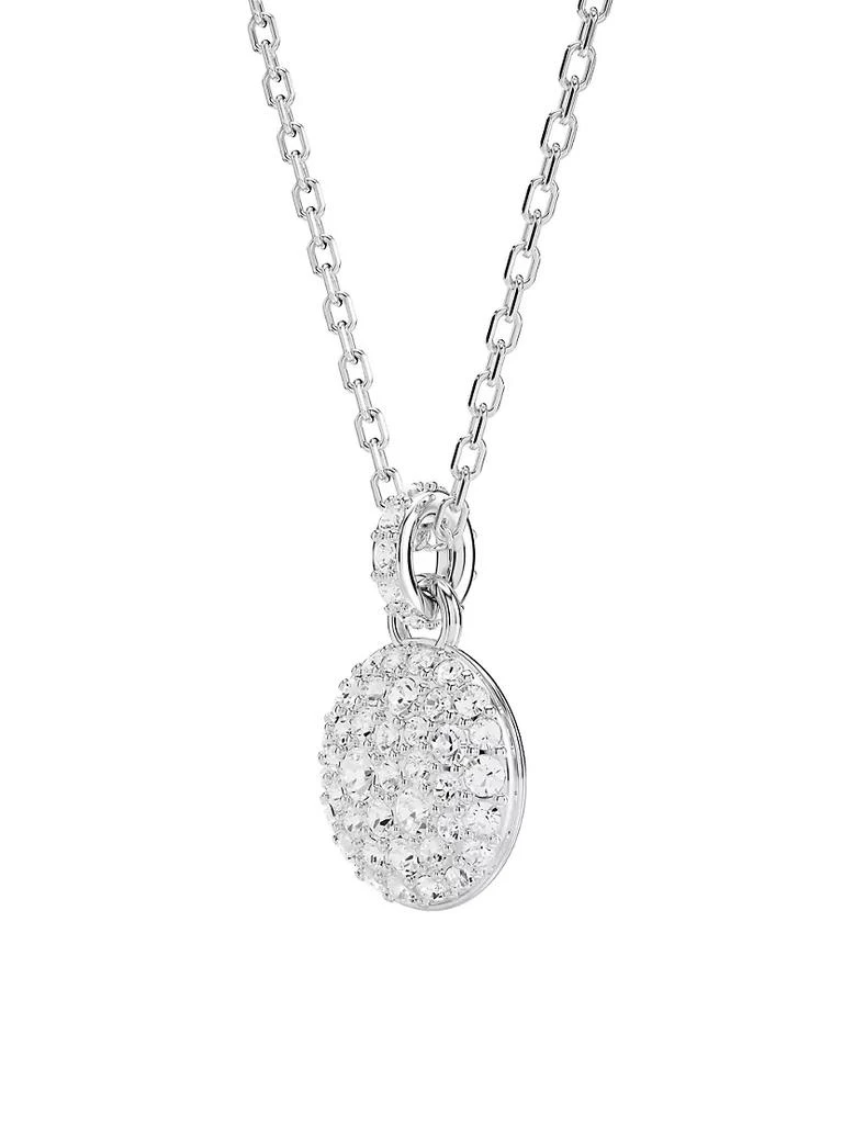 商品Swarovski|Meteora Rhodium-Plated & Swarovski Crystal Pendant Necklace & Earrings Set,价格¥877,第5张图片详细描述