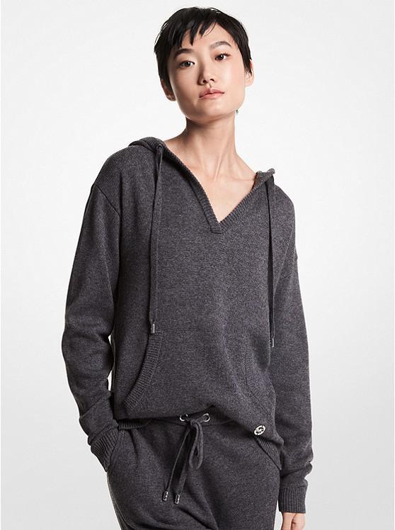 商品Michael Kors|Merino Wool Blend Hoodie,价格¥306-¥678,第1张图片