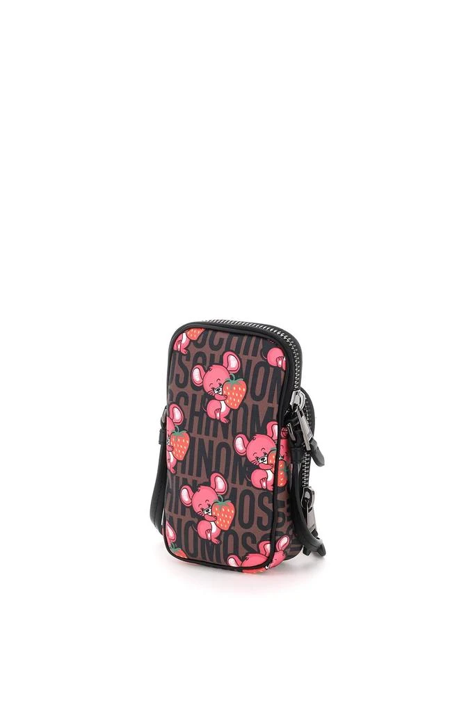 商品Moschino|Moschino 'illustrated animals' crossbody phone holder,价格¥2106,第2张图片详细描述