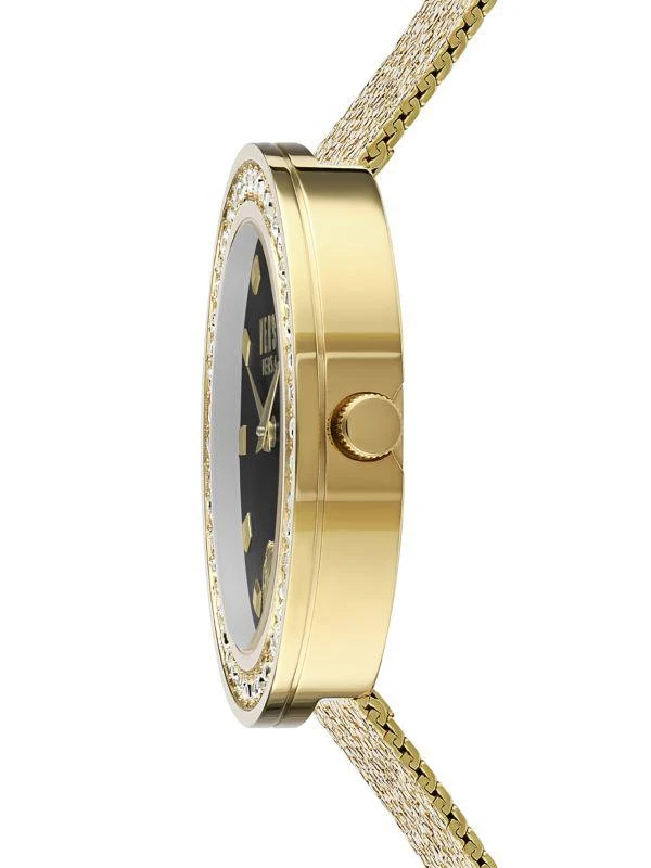 商品Versus Versace|38MM Carnaby Street Crystal Goldplated Stainless Steel & Crystal Bracelet Watch,价格¥1260,第2张图片详细描述