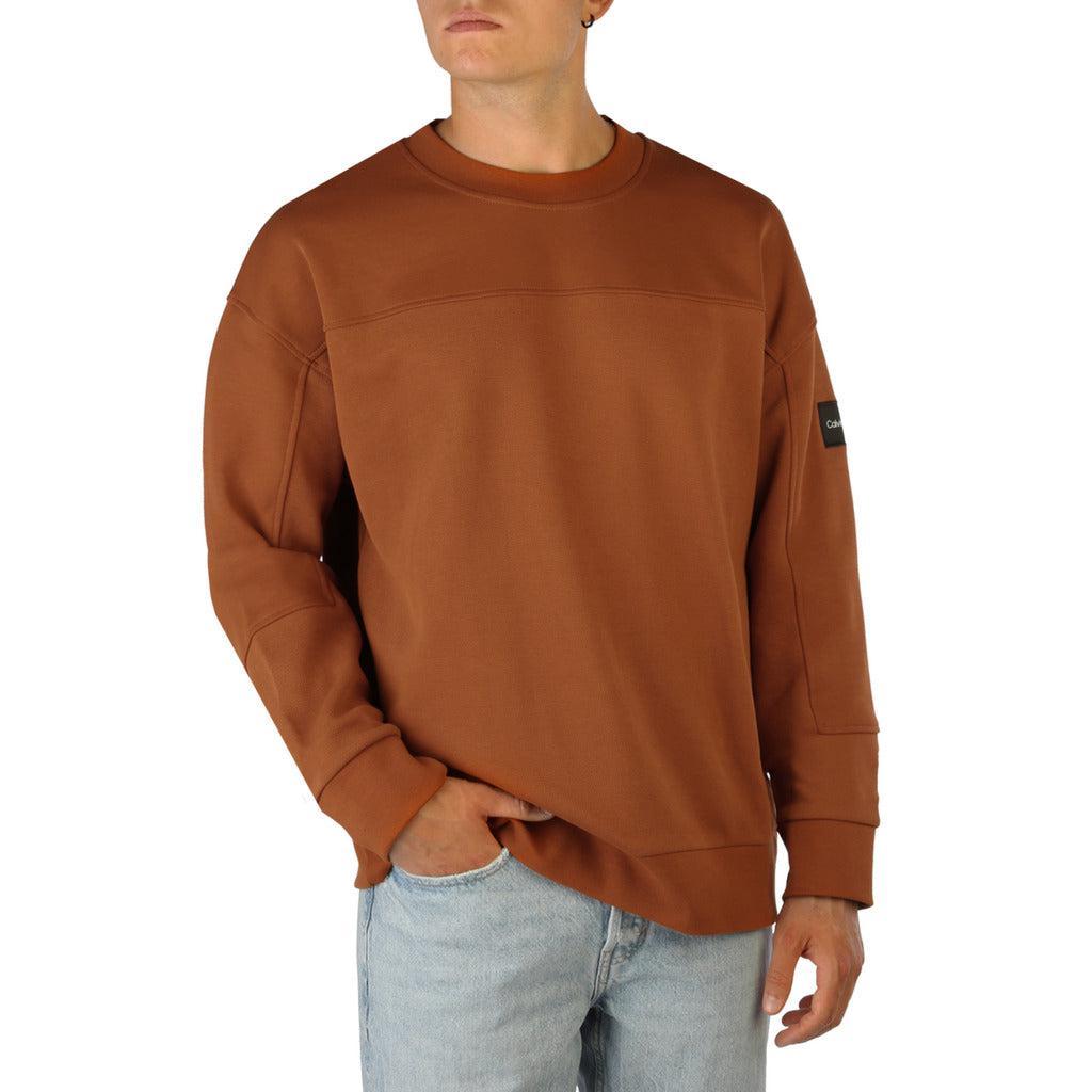 商品Calvin Klein|Calvin Klein round neck solid color Sweatshirt,价格¥836,第6张图片详细描述