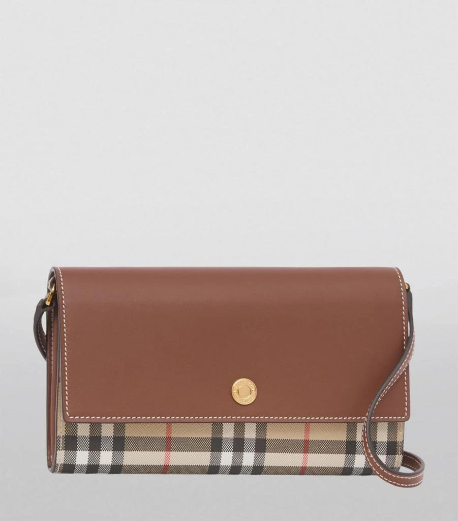 商品Burberry|Vintage Check Detachable-Strap Wallet,价格¥7035,第3张图片详细描述