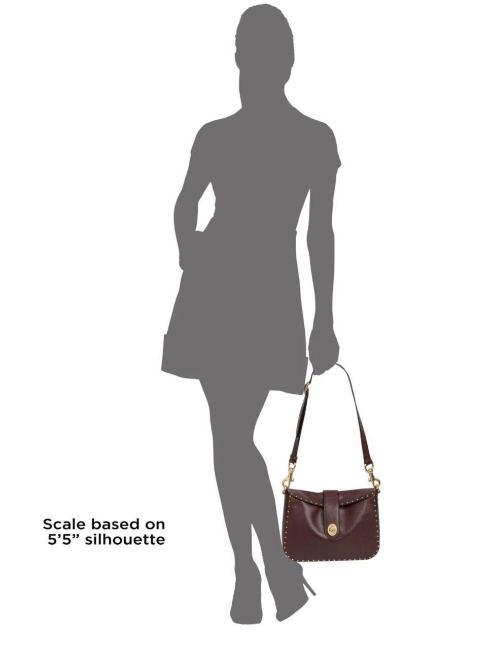 商品Coach|Border Rivets 单肩包,价格¥1957,第3张图片详细描述