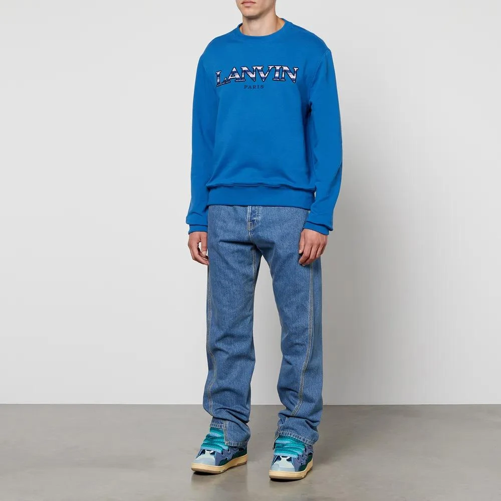 商品Lanvin|Lanvin Curb Cotton-Jersey Sweatshirt,价格¥2202,第3张图片详细描述