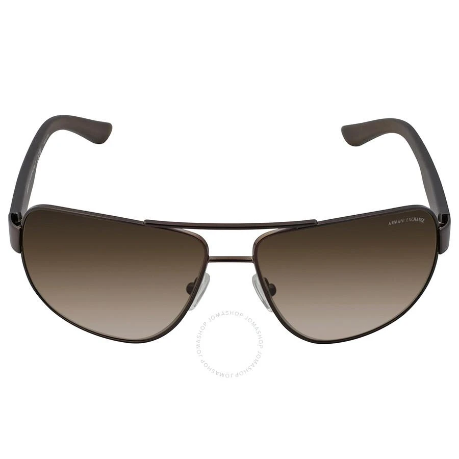 商品Armani Exchange|Armani Exchange Smoke Gradient Pilot Men's Sunglasses AX2012S 605813 62,价格¥253,第1张图片