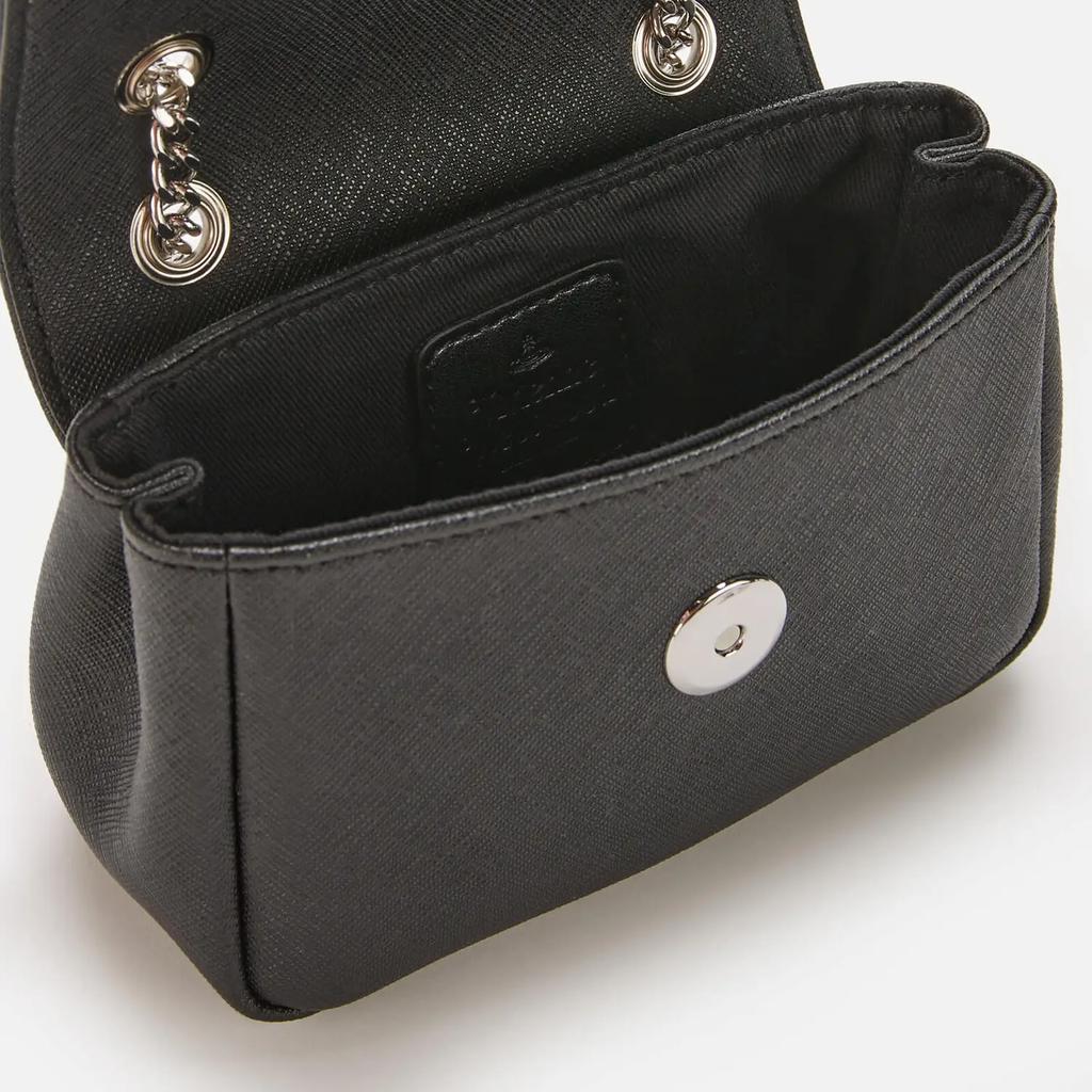 商品Vivienne Westwood|女式 德比小号钱包带链 小羊皮斜挎包,价格¥1402,第7张图片详细描述