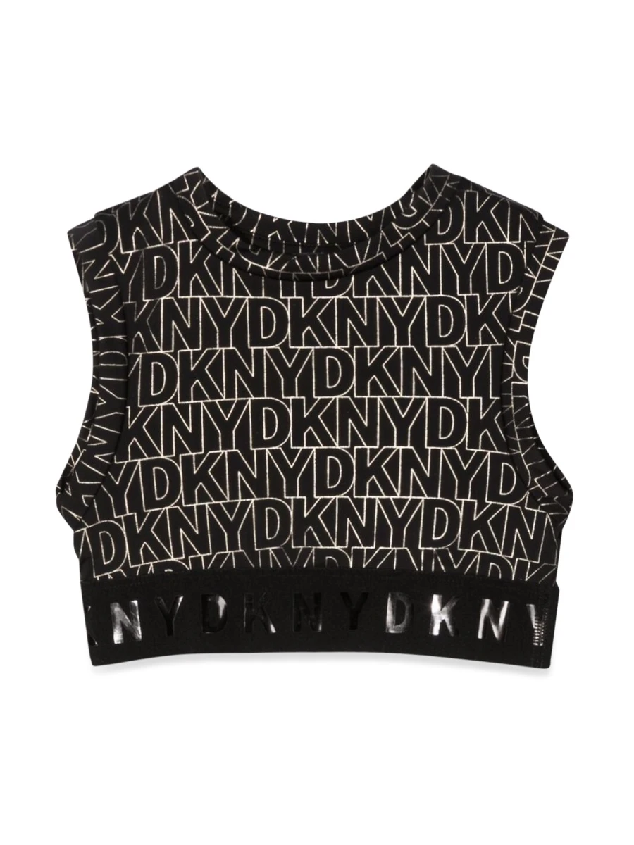 商品【商品预售7天】 DKNY|DKNY 女童背心吊带 D35S25KM15 黑色,价格¥438,第1张图片