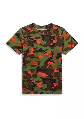 商品Ralph Lauren|Boys 4-7 Camo Cotton Jersey T-Shirt,价格¥155,第1张图片