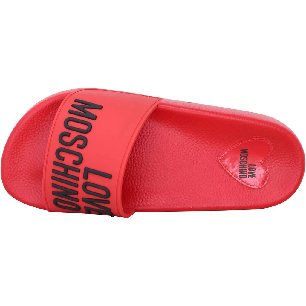 商品Love Moschino|Love Moschino Love Slipper Red  JA28052G1CI14500 Men's,价格¥384,第2张图片详细描述