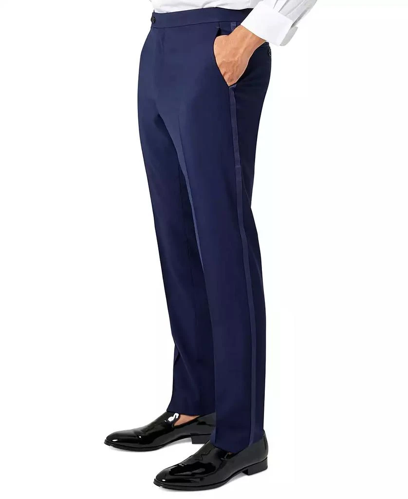 商品Tommy Hilfiger|Men's Modern-Fit Flex Stretch Black Tuxedo Pants,价格¥712,第3张图片详细描述