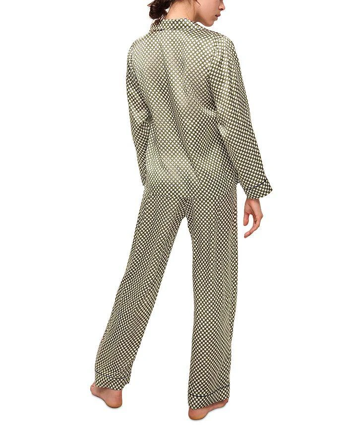 商品Eberjey|Inez Printed Washable Silk Long Pajama Set,价格¥1746,第4张图片详细描述